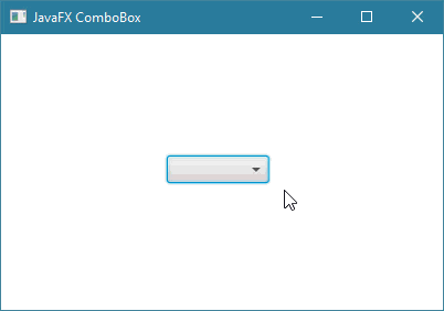 طريقة إضافة عناصر في ال ComboBox في javafx