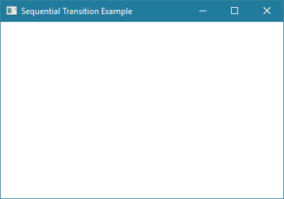 مثال حول Sequential Transition في JavaFX