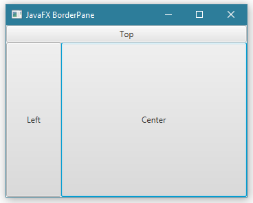 طريقة إستخدام بعض أقسام ال BorderPane في JavaFX