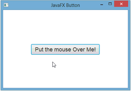 طريقة إظهار ظل عند تمرير الفأرة فوق الـ Button في javafx