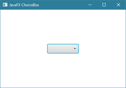 طريقة إضافة ChoiceBox في javafx