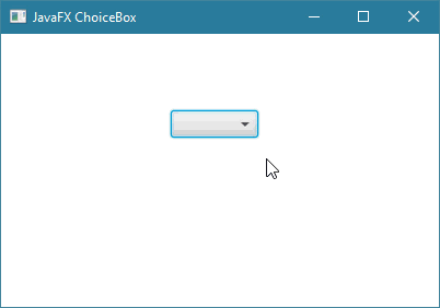 طريقة إضافة عناصر في ال ChoiceBox في javafx