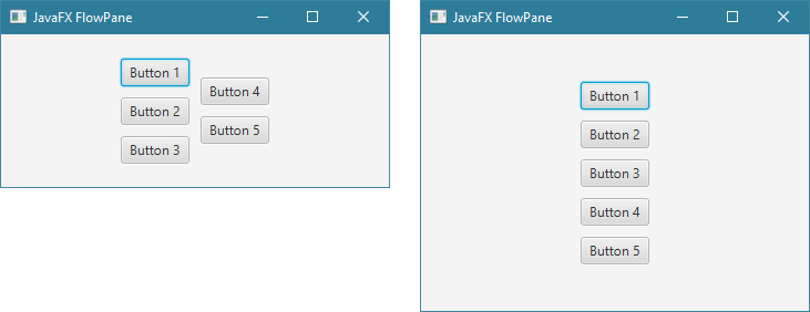 طريقة جعل محتوى ال FlowPane يظهر بشكل عامودي في JavaFX