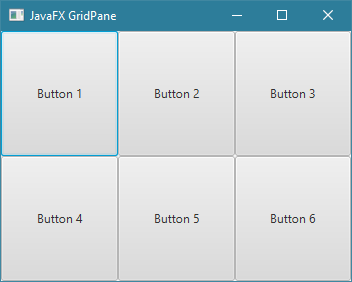 طريقة جعل محتوى ال GridPane يظهر على كل المساحة المتوفرة فيه في JavaFX