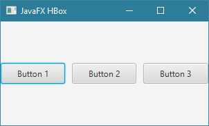 كيف تتغير أحجام الأشياء التي نضعها في HBox في JavaFX