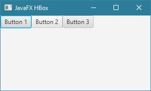 طريقة وضع محتوى الصفحة في HBox في JavaFX
