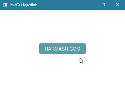 طريقة شكل ال Hyperlink في javafx
