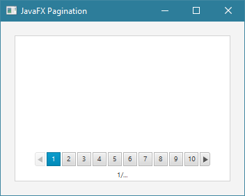 طريقة إضافة Pagination في javafx