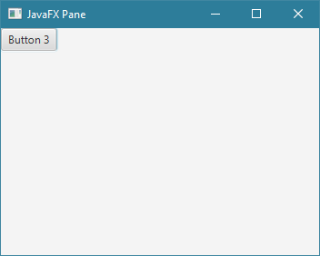 طريقة وضع محتوى النافذة في Pane في JavaFX