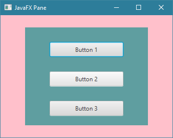طريقة وضع Pane بداخل Pane في JavaFX
