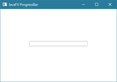 طريقة إنشاء ProgressBar في javafx