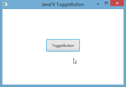 طريقة إضافة ToggleButton في javafx