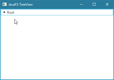 طريقة إنشاء TreeView و إضافته في النافذة في javafx
