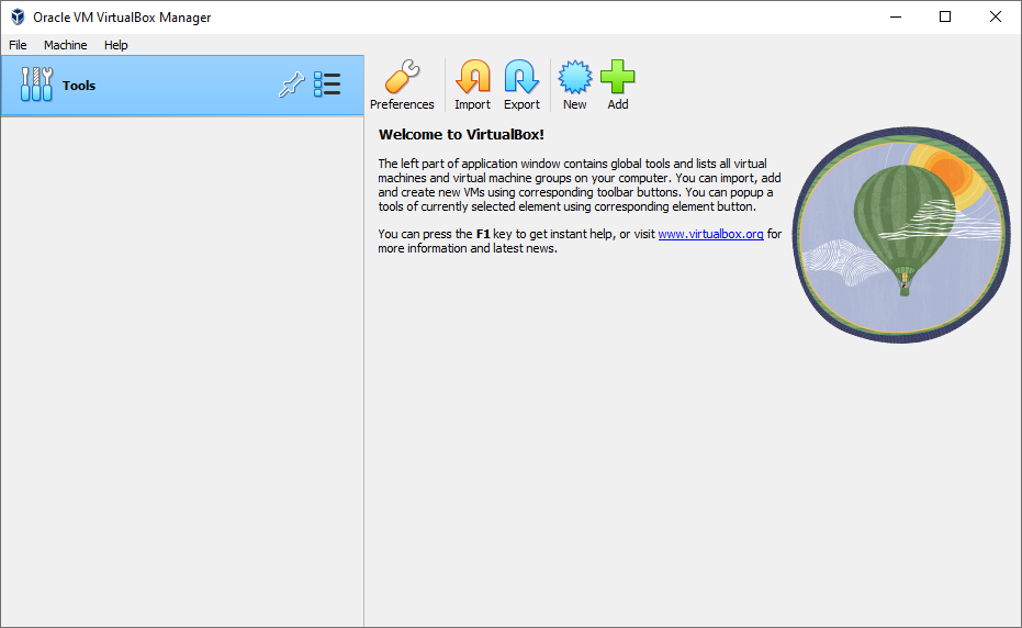 برنامج VirtualBox