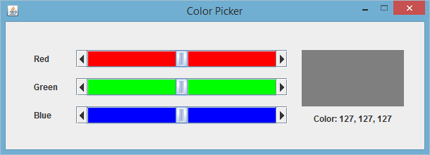 java swing color picker source code تحميل كود برنامج إختيار الألوان في جافا